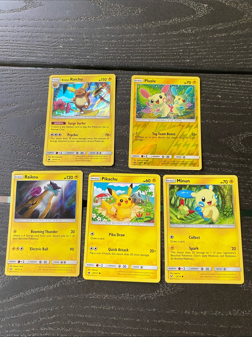 Mixed Pokémon Trading Card Lot- Pikachu & Friends -